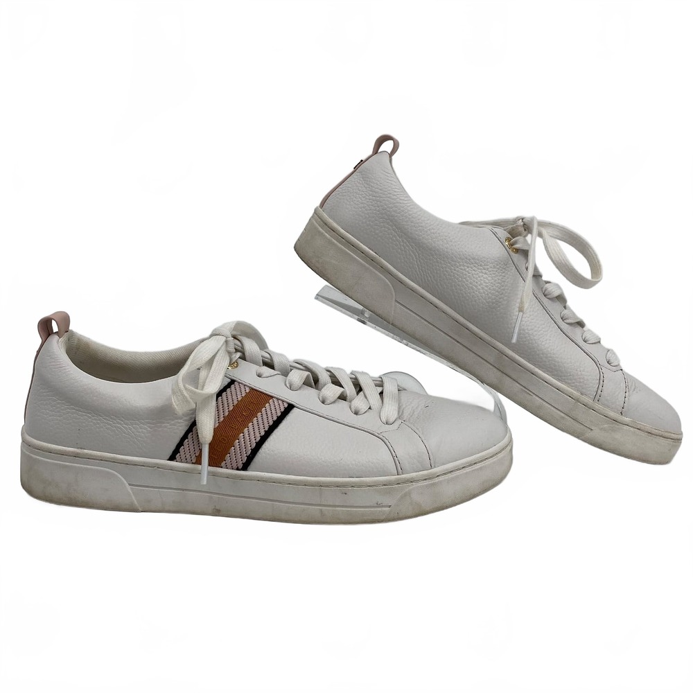 Ted Baker White Pink Brown Sneakers | Women’s US 10